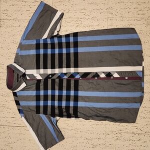 Emporio Armani Short Sleeve Button Down Dress Shirt